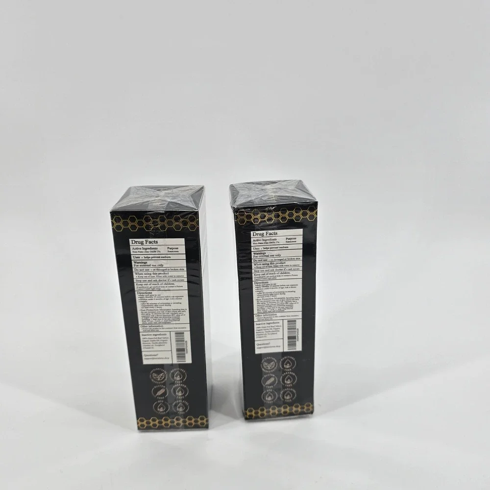 Terra Lotus Organic Tallow Sunscreen SPF 50 Mineral Zinc 5oz 2pk NEW